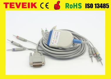 Cung cấp Direclty Edan SE-3 SE-601A 10 dẫn EKG cáp với tiêu chuẩn DIN 3.0 IEC