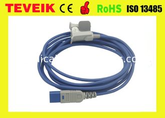 Tương thích y tế cáp spo2 HP pedia ngón tay clip cảm biến spo2 với vòng 8pin 3 m