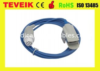 Giá nhà máy Teveik có thể tái sử dụng Datex OXY-F4-N Cảm biến SpO2 kẹp ngón tay dành cho người lớn, tròn 10 chân