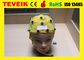 Nhà cung cấp y tế của Neurofeedback màu vàng Tích hợp 20 đạo trình Nắp điện não đồ cho Máy điện não đồ, Điện cực thiếc kẹp tai