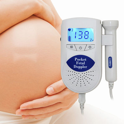 Máy dò siêu âm cầm tay phụ nữ trước khi sinh 2BPM 2.0MHz Doppler thai nhi